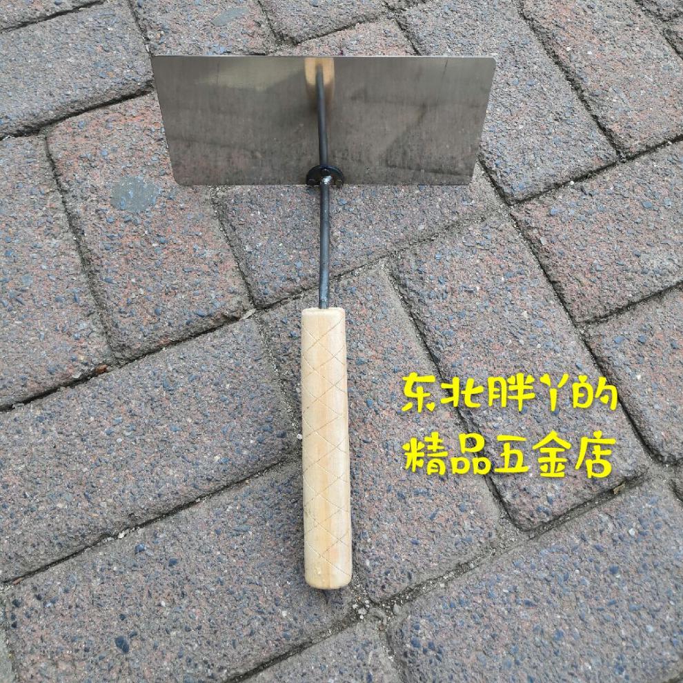 大铲方铲白钢不锈钢锯片钢大铲东北大铲砌墙砌砖大铲瓦工工具砌刀包箍