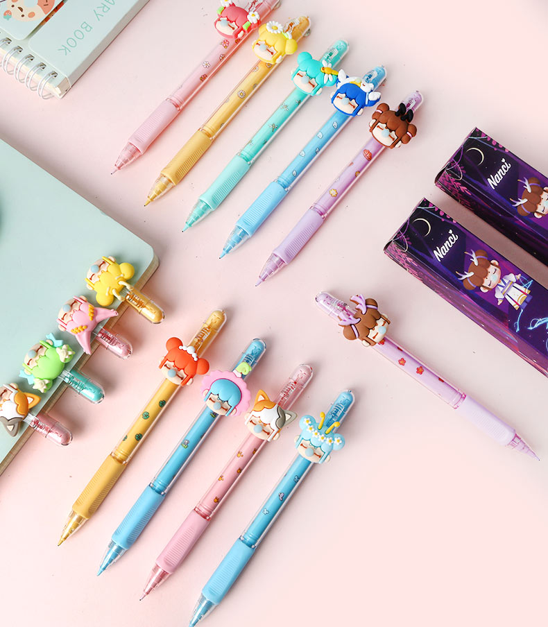cca限定笔05不断芯小学生专用写不断自动笔07儿童女生可爱少女二年级