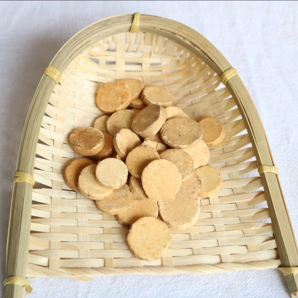 同仁堂中药材炒山药 炒山药片 特级麦麸炒山药粉 散装新货 500g克