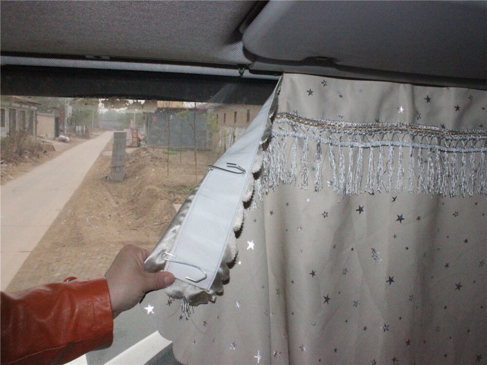 重汽豪沃tx340搅拌车窗帘tx7howot5g遮阳帘货车防晒后窗帘卧铺米色