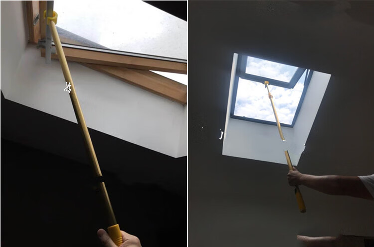 天窗拉杆开窗斜屋顶面阁楼地下室门窗户辅助伸缩开关把手拉手拉杆