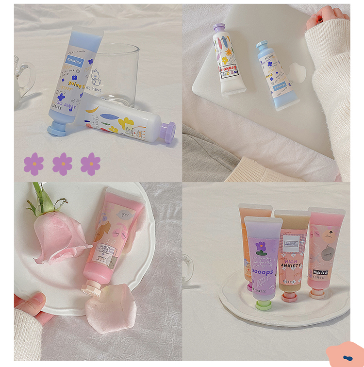 flortte花洛莉亚护手霜滋润保湿补水女秋冬季便携小巧随身落利亚送