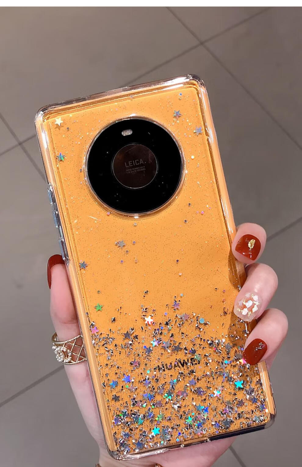 掌达人网红闪粉华为mate40手机壳全包防摔硅胶mate40pro保护套限量版