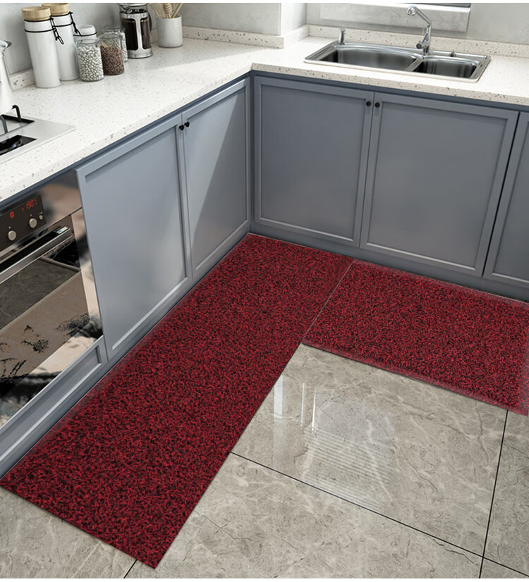 2022新款压边防水地毯消毒垫丝圈压边门外防水家用垫子门口室外可裁剪