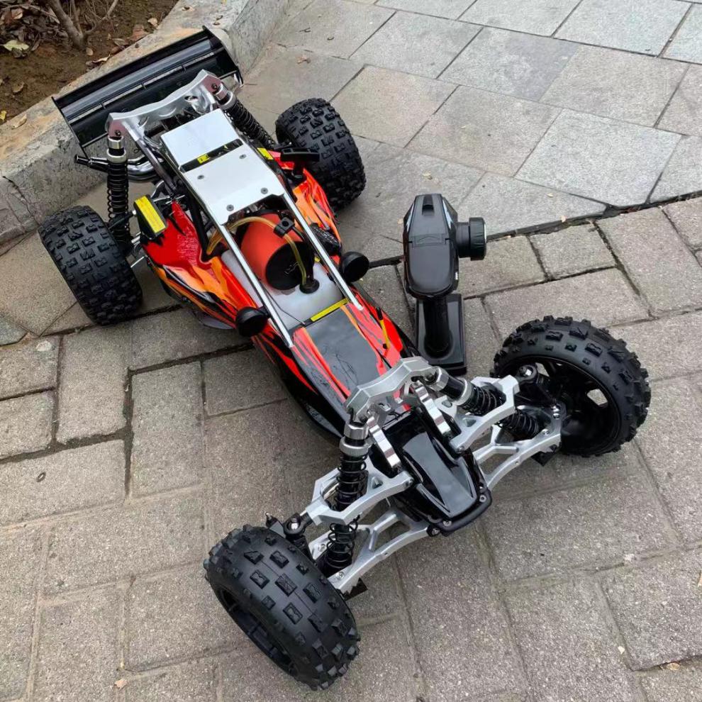 遥控车燃油超高速 rc模型汽油遥控车1:5烧油车 baja-5b 汽油遥控车