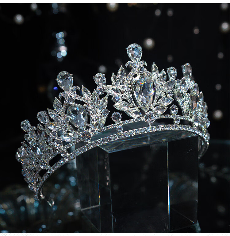 旗舰京品特价捡漏新娘韩式皇冠水钻女王皇冠生日旅拍晚会年会礼服配饰