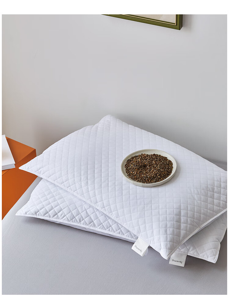 荞麦皮枕芯纯荞麦枕头全荞麦皮荞麦壳偏硬枕芯大人单人颈椎枕头轻奢