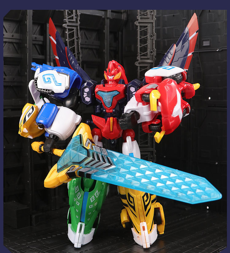 5玩具五合体机器人超人儿童男孩玩具6岁礼物 灵犀金刚 灵犀超人【图片