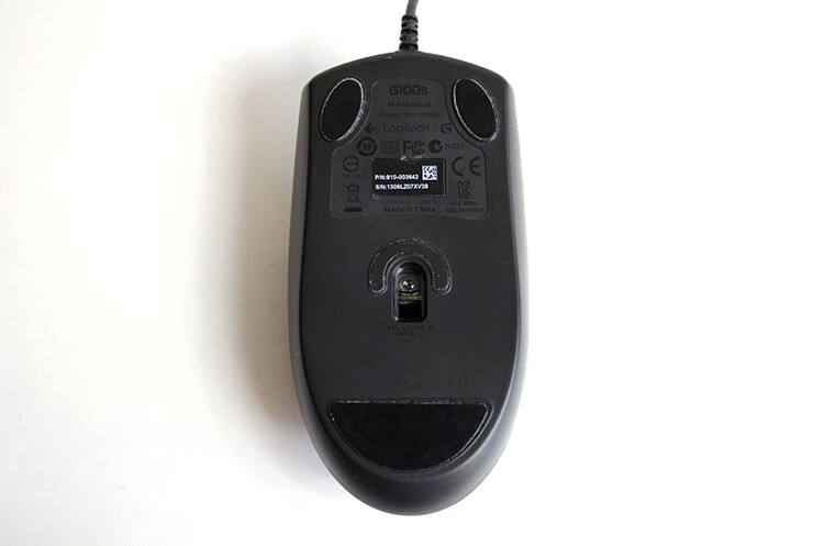 啰技logitech通用g90g100有线鼠标g100s吃鸡cflol竞技游戏鼠g100s简装