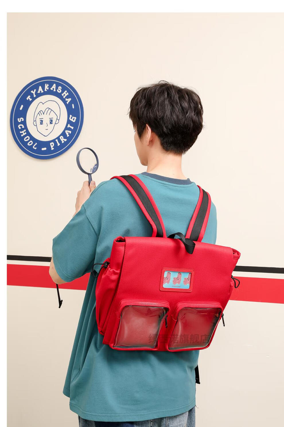 va·ns范·斯联名【道具系列】tyakasha塔卡沙双肩包女学院书包大容量