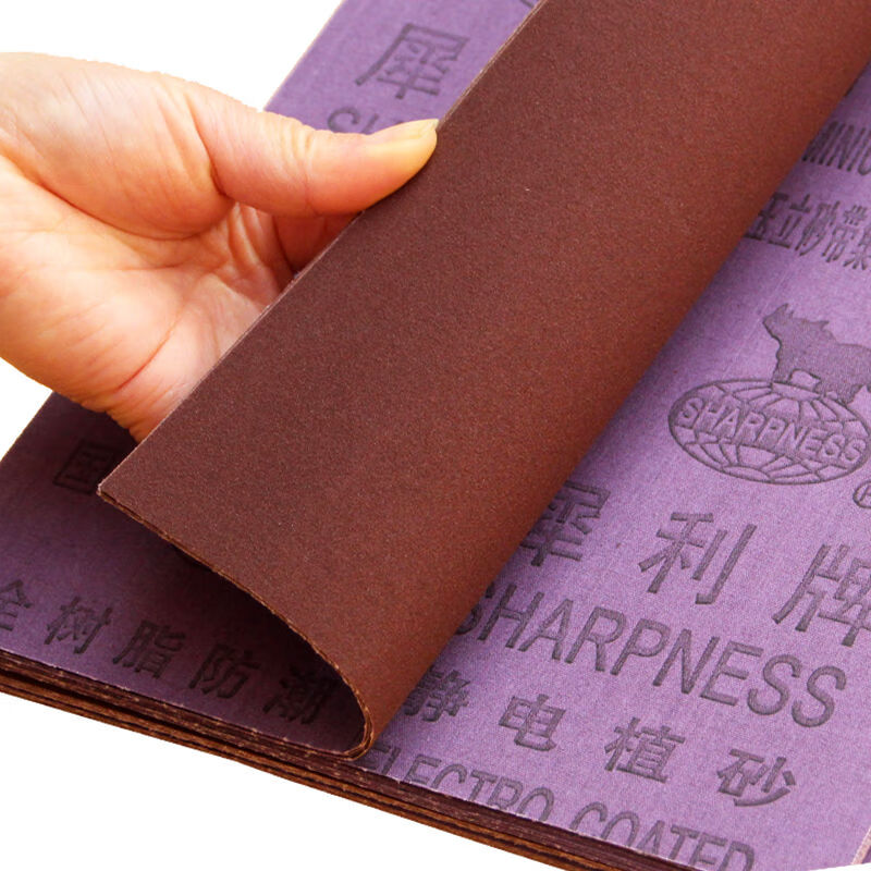 犀利牌刚玉砂布铁砂纸铁砂皮砂布抛光磨铁砂纸除锈锋利耐磨犀利牌砂布