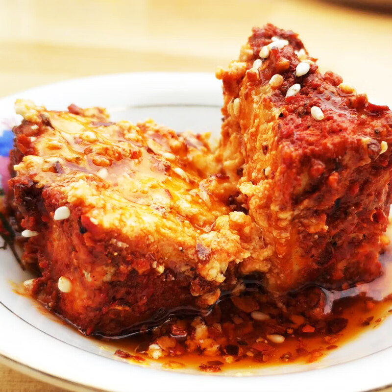 什邡红白豆腐乳四川赵记红白特产传统白菜麻辣味下饭菜陶瓷坛装