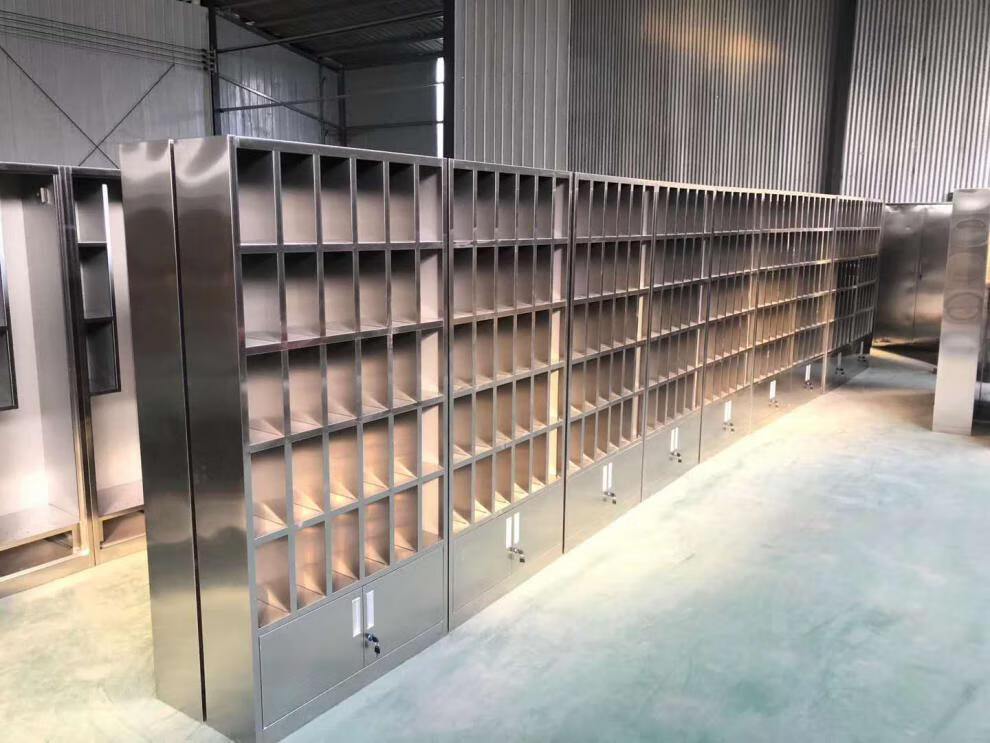 缦宛木 不锈钢水杯柜休息室车间员工多格水杯架学校工厂多门口杯放置