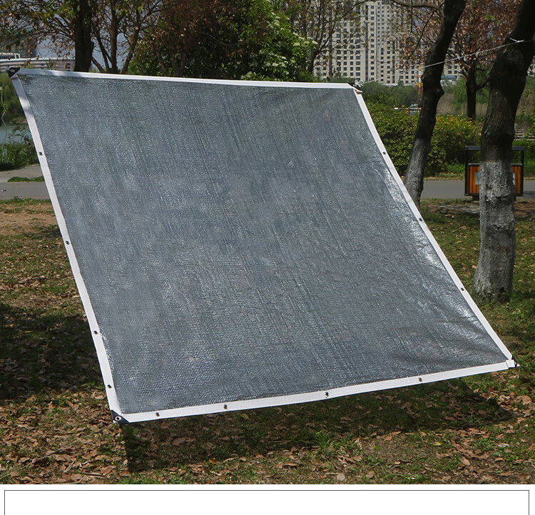 纳邦55铝箔遮阳网防晒网隔热网多肉花卉兰花庭院定做白色遮阴遮光网2