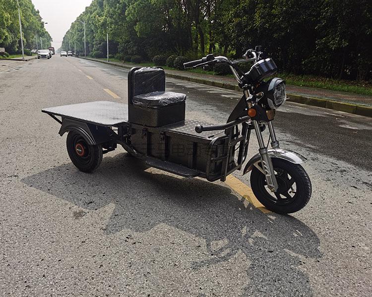 巨霸新款载重王三轮车大力神电动车送快递车拉货载货6072专用车升级