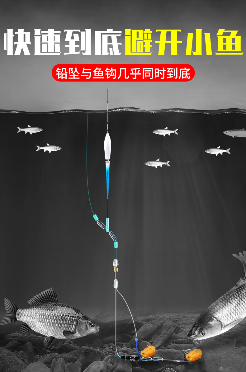 威拓森免调漂线组全套跑铅线组套装钓鱼线无铅绑好成品主线dorisea36