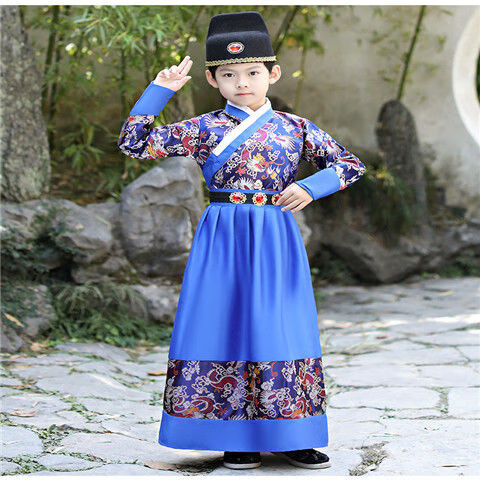 Kwcm 儿童锦衣卫飞鱼服明朝古装男童汉服侠客四大名捕表演出服装冬黑色1 衣服帽子外披150 图片价格品牌报价 京东