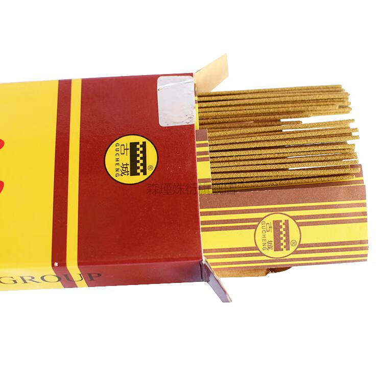 古城香业古城檀香老款室内家用熏香驱净化空气卫生香供佛香盒装线香