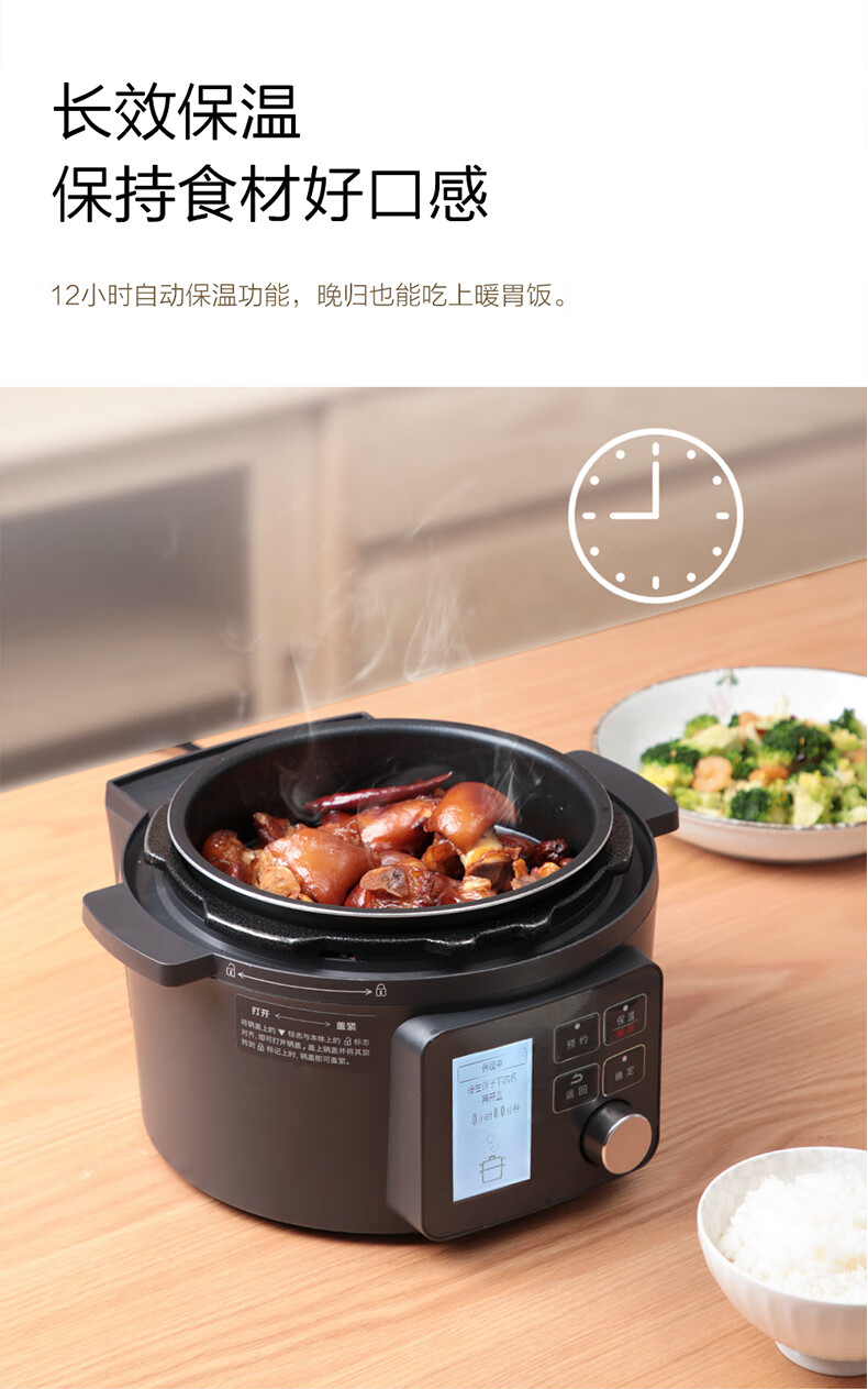 爱丽思电压力锅 日本iris爱丽思电压力锅家用小型火锅智能饭煲汤爱丽
