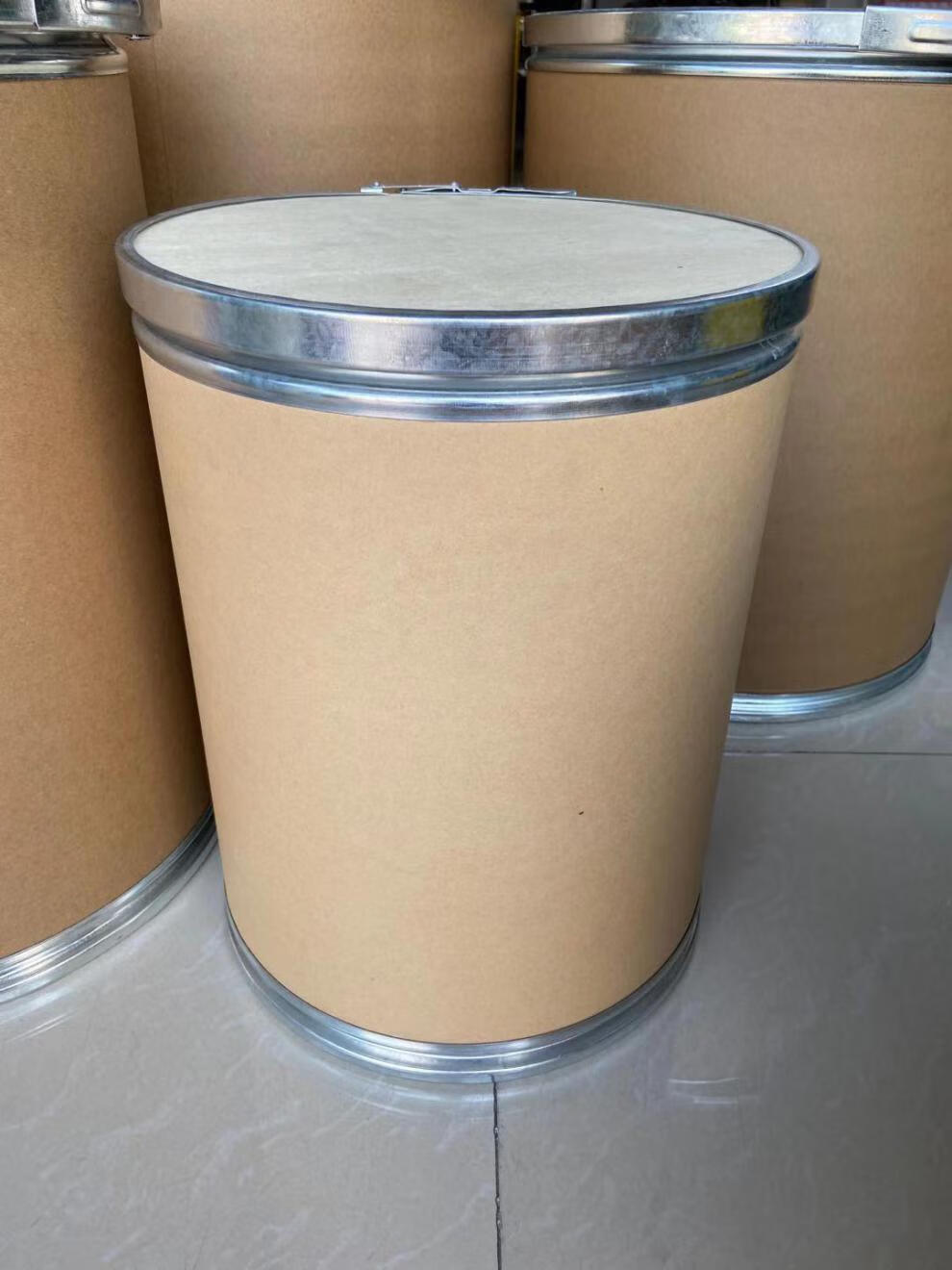 铁箍纸桶 纸板桶圆纸桶铁箍纸桶化工染料粉末纤维纸板桶全新纸板筒 40