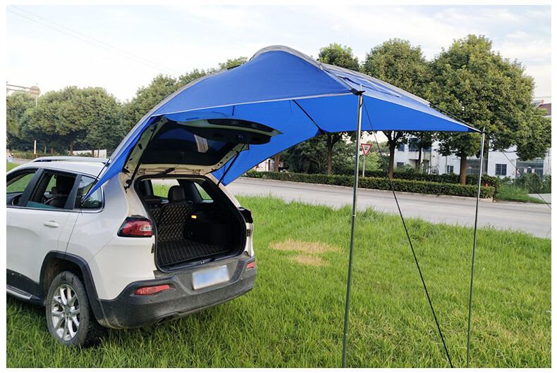 车载帐篷 户外自驾汽车野营露营边车顶车上侧旁边遮阳棚天幕车旅后车