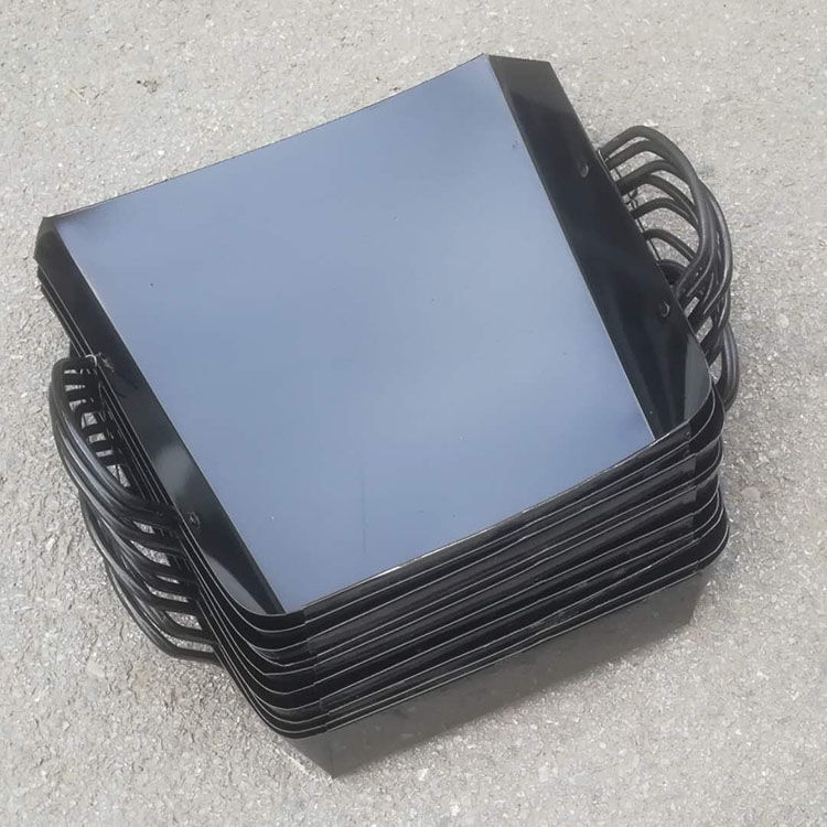 鼎坚矿撮箕加厚矿山工地工厂手持收纳金属零件簸箕畚箕垃圾斗 黑色