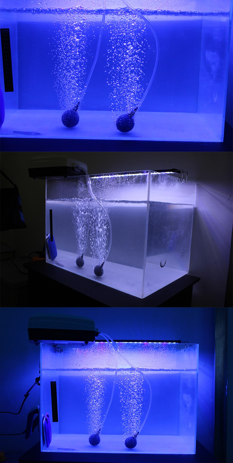 增氧机便携式充电增氧泵鱼缸氧气泵钓鱼小型家用充氧打氧机6w面包石