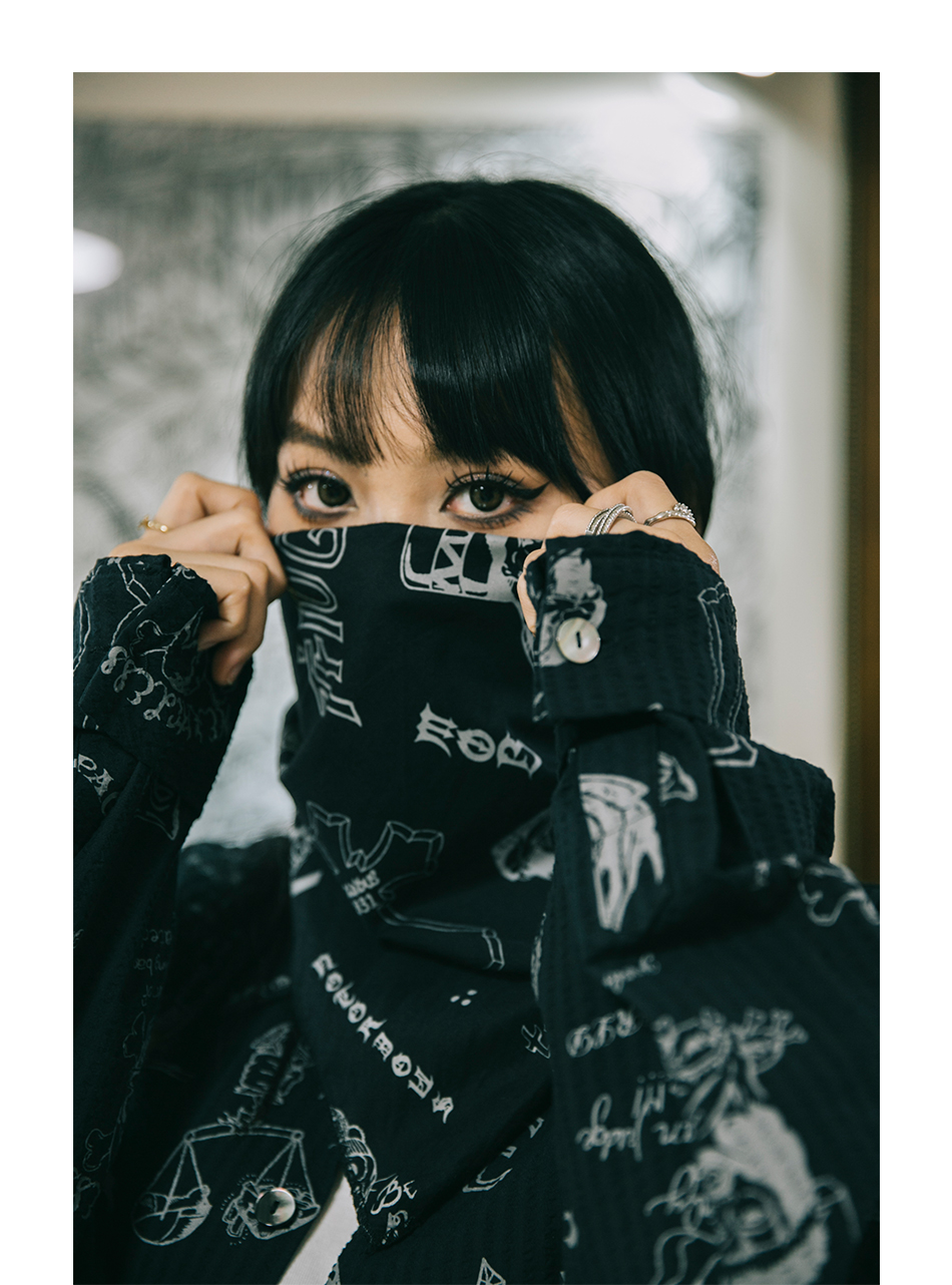 头巾双头燕ekhlas纹身刺青致敬说唱传奇2pac西海岸嘻哈男女方巾头巾