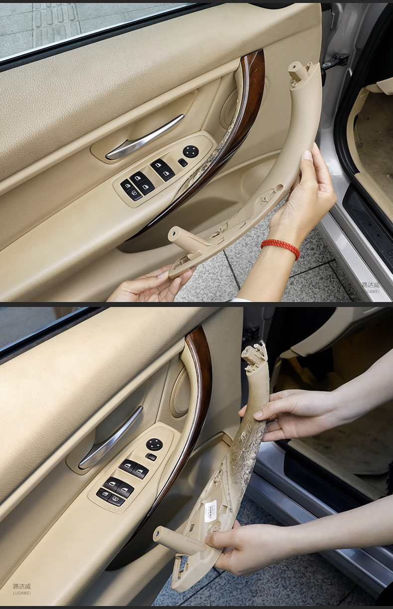 路达威宝马3系车门内拉手318i328li320li改装装饰扶手替换门把手 13