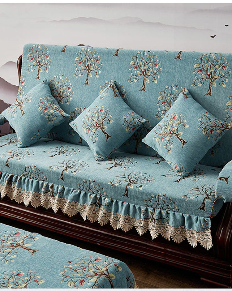 欧芬莱实木沙发垫带靠背连体加厚海绵可拆洗春秋椅坐垫红木实木沙发