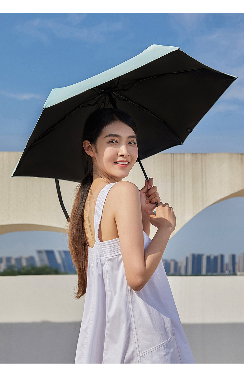 vvc遮阳伞2022新款雨伞防紫外线防晒伞女方柄太阳伞卡片伞便携雨伞