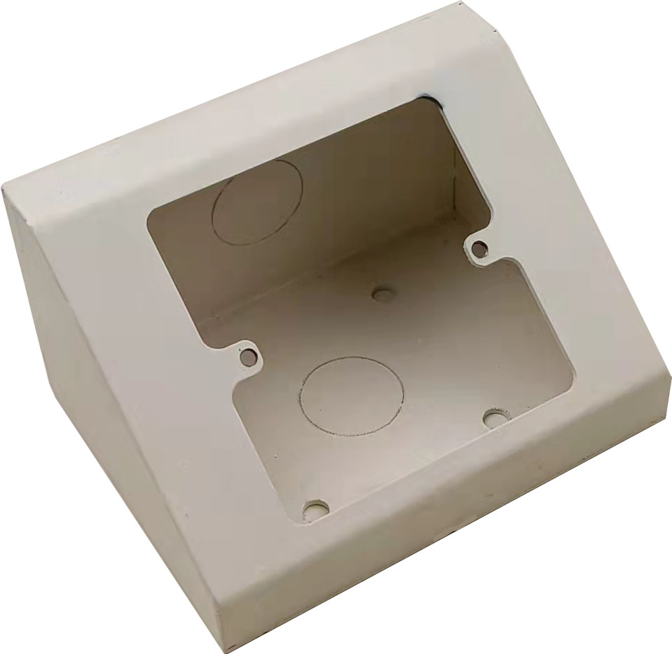 瑞博a系列不锈钢铜明装桌面开关插座接线盒酒店实验室一位木板黑 aa2