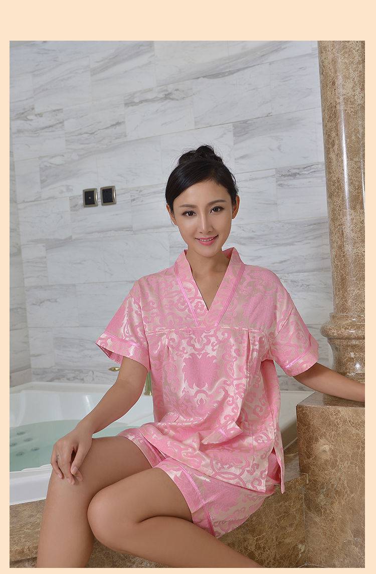 浪莎汗蒸服高棉女款大码服男洗纳米材质可订做长裤长