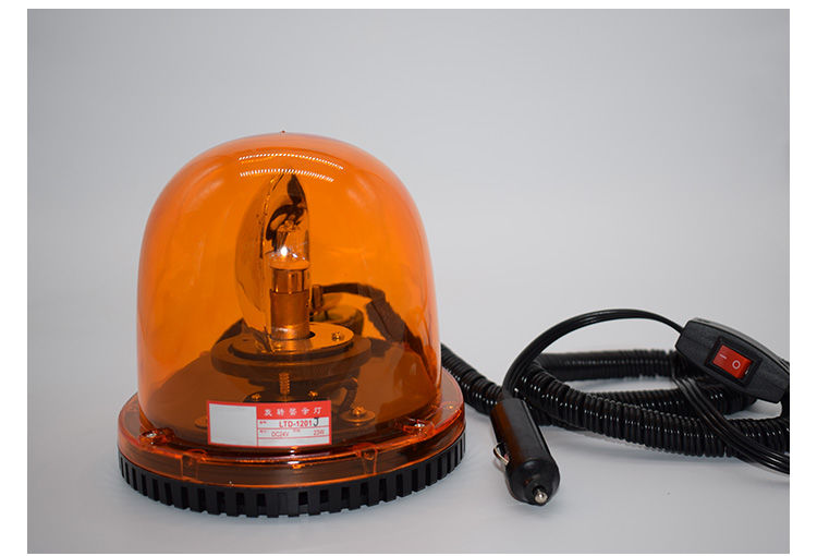 警灯l1201j蜗牛报警灯磁铁车载吸顶式爆闪警示灯1224声光报警器红色12