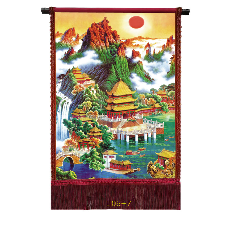 仙家堂单山水画出马地仙佛道全堂仙家保家堂口堂单子603260105带穗