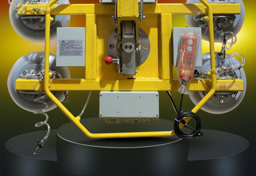 电动玻璃吸盘真空吸盘吊具气动翻转安装起重机大型幕墙玻璃吸吊机