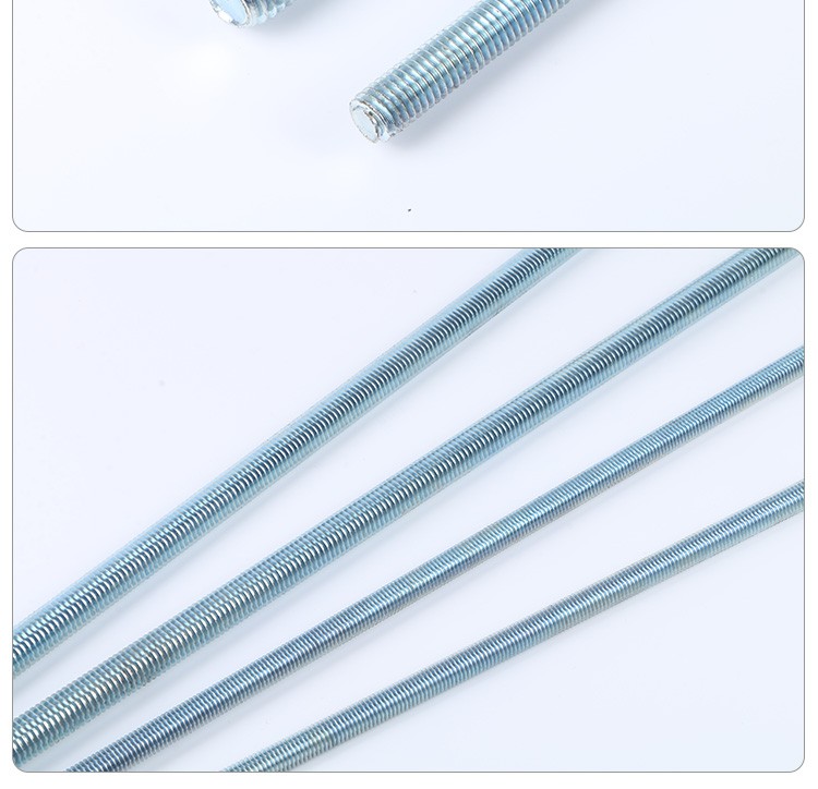 定制正国标镀锌牙条螺杆丝杆通丝全牙螺柱丝杠m5m6m8m10m12m14m16m18