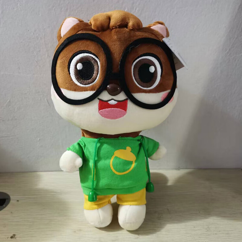 三只松鼠玩偶公仔 新款三只松鼠男女孩玩偶毛绒玩具挂件公仔布娃娃