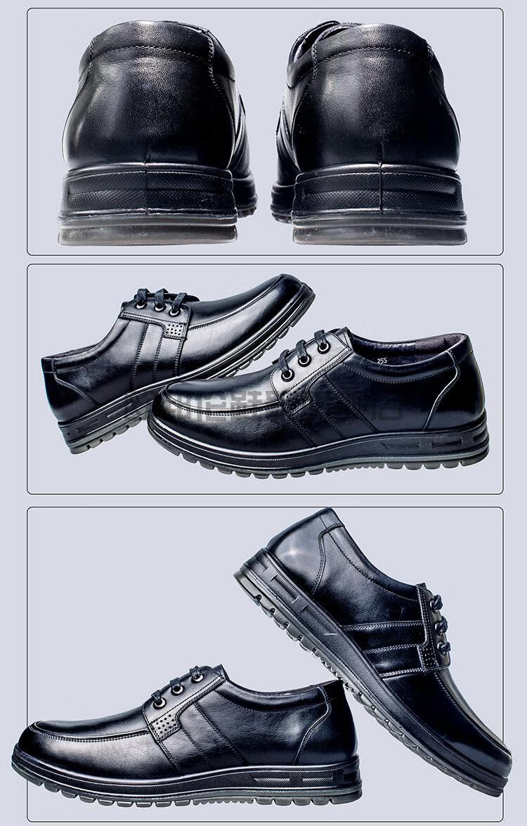 中石油防静电工作鞋皮鞋夏季保暖耐油耐穿耐磨牛皮百集中加油站劳保