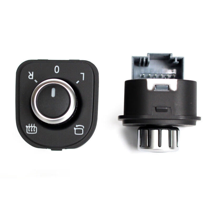 途观老速腾迈腾b高尔夫6cc宝来倒车镜开关后视镜调节旋钮升降器单开关