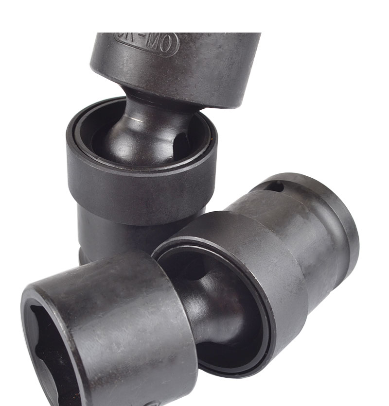 定制适用电动扳手万向节套筒一体小风炮气动万向接头活动六角套头旋转