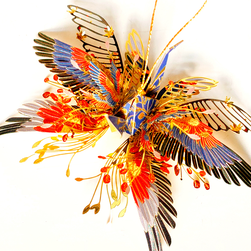 拼酷千愿鹤千纸鹤金属拼图模型立体3d手工拼装玩具diy生日礼物千愿鹤