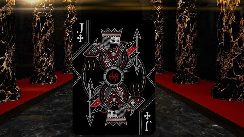 2022新品汇奇烫金收藏创意花切扑克牌 lordz 紫色黑