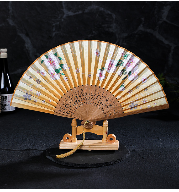 刺身装饰品扇子摆盘道具盘饰小摆件日式折扇酒店菜品冷菜冷盘点缀米
