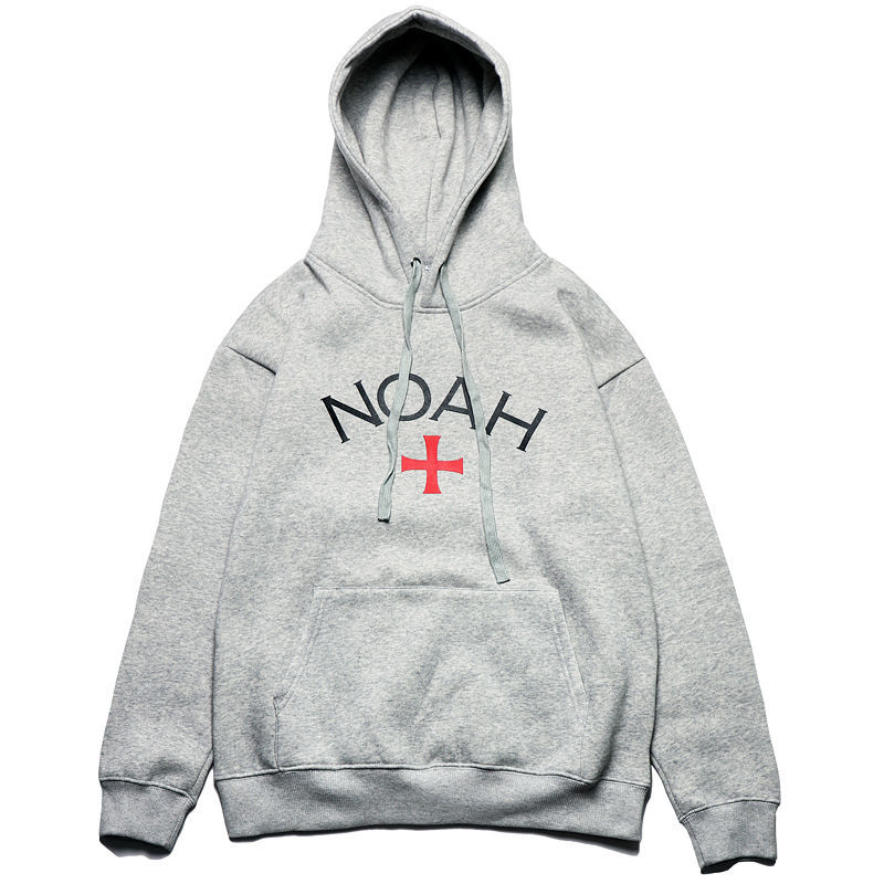 noahcorelogohoodie潮牌初代经典十字架男女情侣连帽加绒卫衣潮高品质