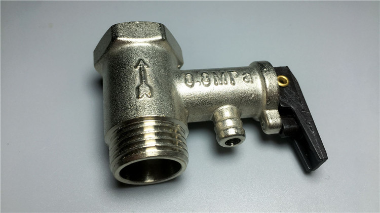 适用美的40l50l60升电热水器安全阀泄压止回阀配件大水压12全铜10安全