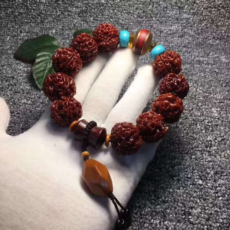 七夕情人节礼物晗遐五瓣原籽大金刚菩提根手串男士配饰品冷门文玩盘玩