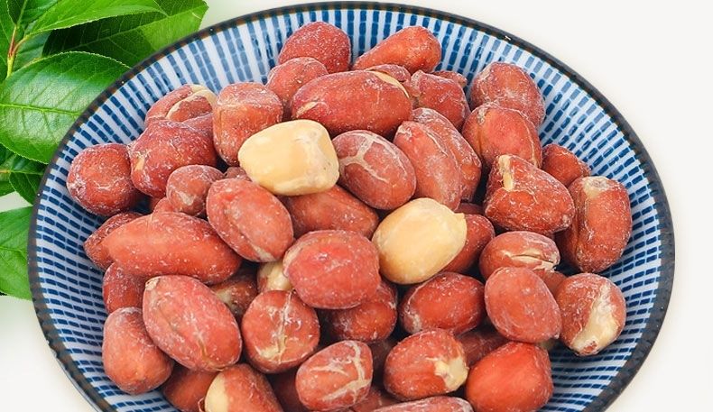 盐爆花生米带皮烘烤盐炒熟盐焗咸香味咸干酥脆东北特产零食下酒菜一斤