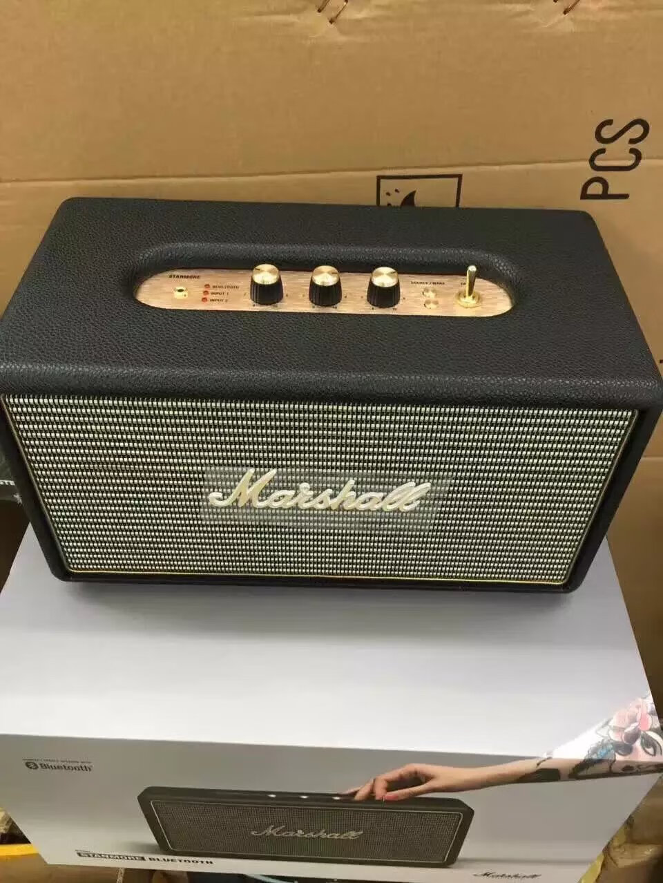 马歇尔马勺marshallstanmorewoburn无线蓝牙摇滚音箱hifi音响新年礼物