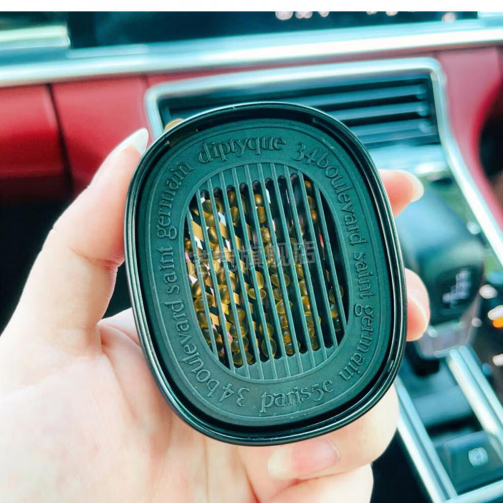 2022新款diptyque蒂普提克车载香薰汽车出风口扩香器补充包香氛 玫瑰